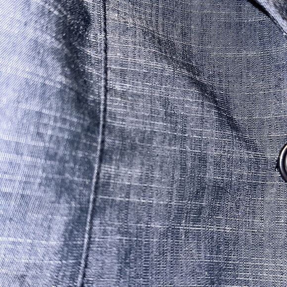 Marisa Christina blazer denim chambray peplum ruffle - Picture 5 of 8
